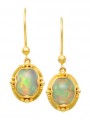 Steve Battelle Earrings in 18K gold with 22K gold granulation opals 2.9 cts total CSB23 985.00 copy.